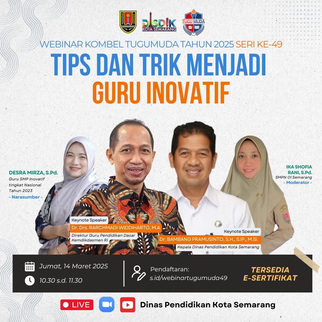 WEBINAR KOMUNITAS BELAJAR TUGUMUDA SERI KE-49